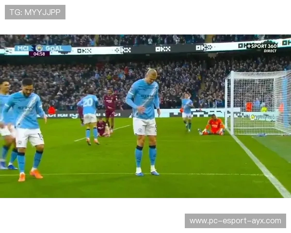 哈兰德禁区内暴力抽射破门